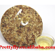 Top Grade Yunnan Fermented 200g Pu'er Flower Tea on sale, Natural Compressed Puerh Tea Export